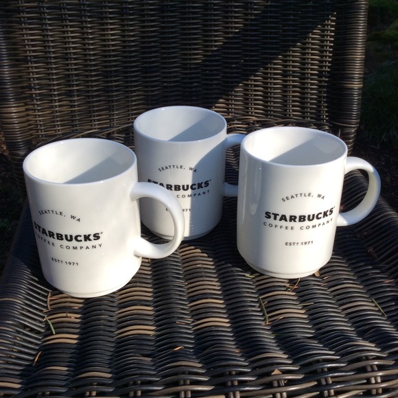 Starbucks Other - Starbucks white 2018 mugs set of 3